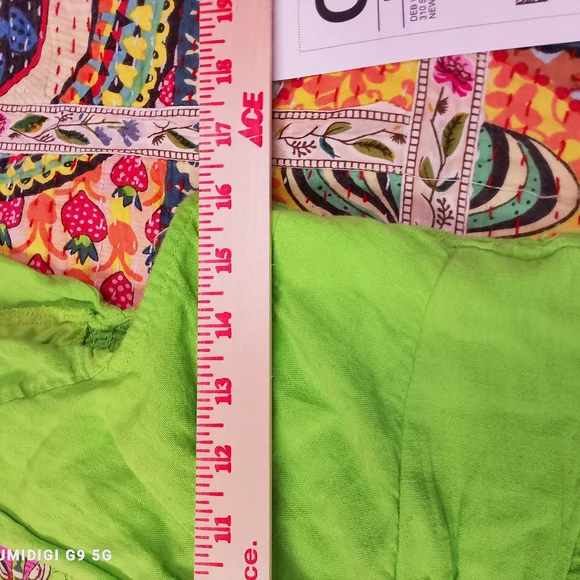 Lime Twist Front Blouse - Picture 8 of 8